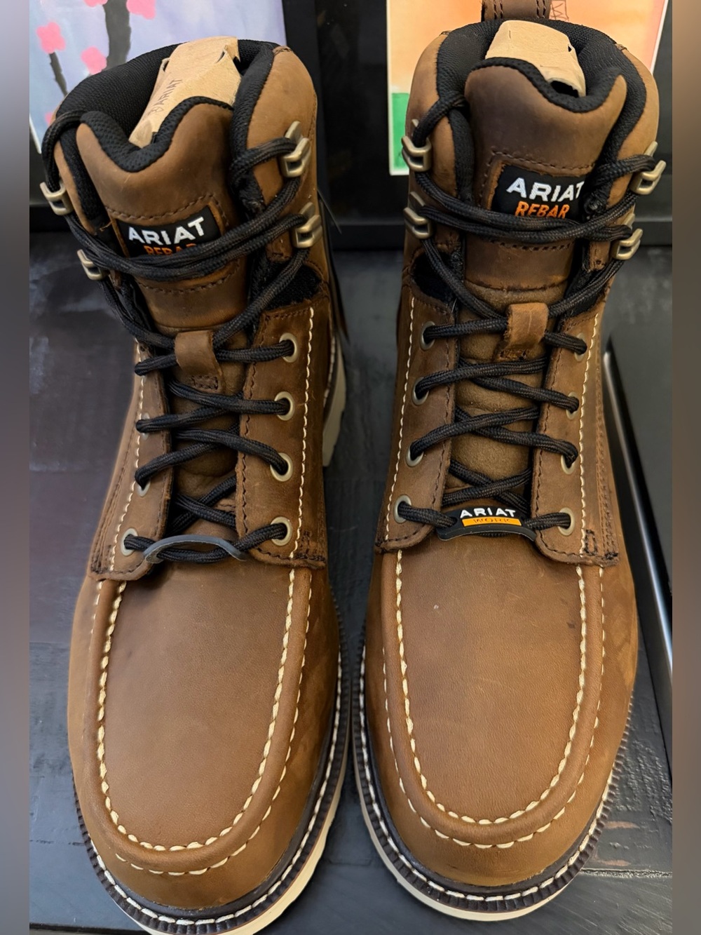 Ariat men’s 7.5 rebars lift 6” h2o comp toe- NWT (no box)